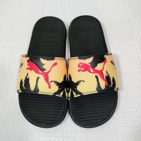 Puma Cool Cat Real Deal Men Slides Sandals -Q - Picture 1 of 5